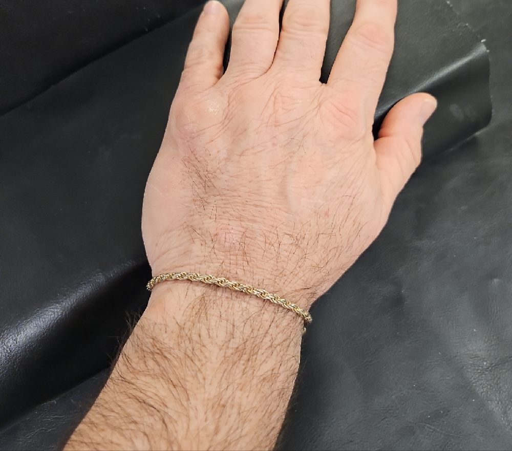 925 Rope Chain Bracelet - Picture 4 of 8